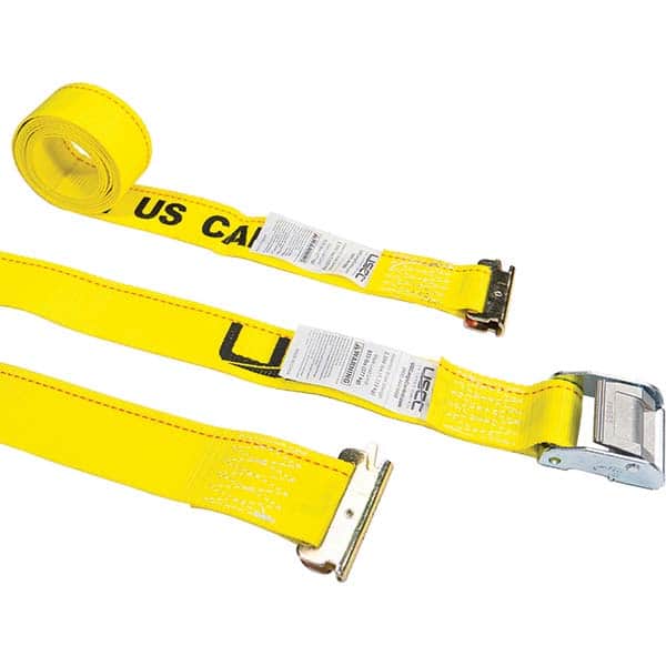 US Cargo Control - Slings & Tiedowns (Load-Rated) Type: Ratchet Tie Down Width (Inch): 2 - Exact Tool & Supply