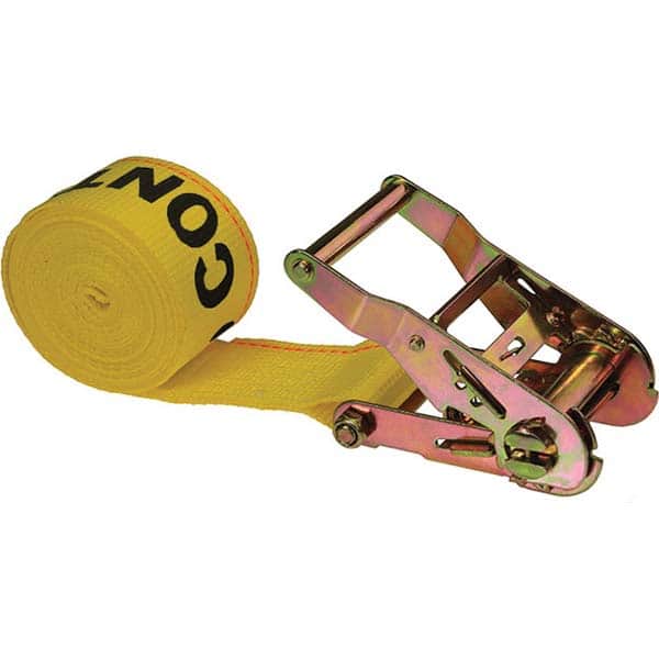 US Cargo Control - Slings & Tiedowns (Load-Rated) Type: Ratchet Tie Down Width (Inch): 2 - Exact Tool & Supply