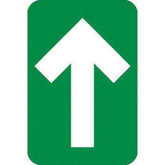 NMC - Adhesive Backed Floor Signs Message Type: COVID-19 Graphic Type: Arrow - Exact Tool & Supply