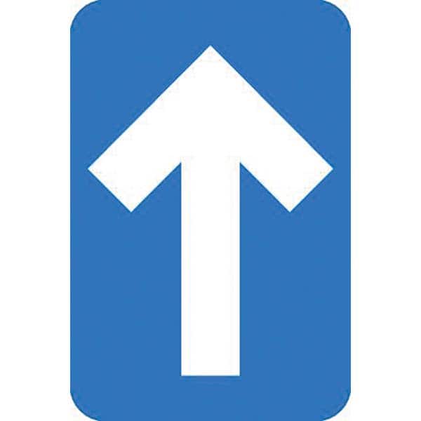NMC - Adhesive Backed Floor Signs Message Type: COVID-19 Graphic Type: Arrow - Exact Tool & Supply