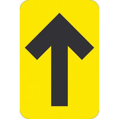 NMC - Adhesive Backed Floor Signs Message Type: COVID-19 Graphic Type: Arrow - Exact Tool & Supply