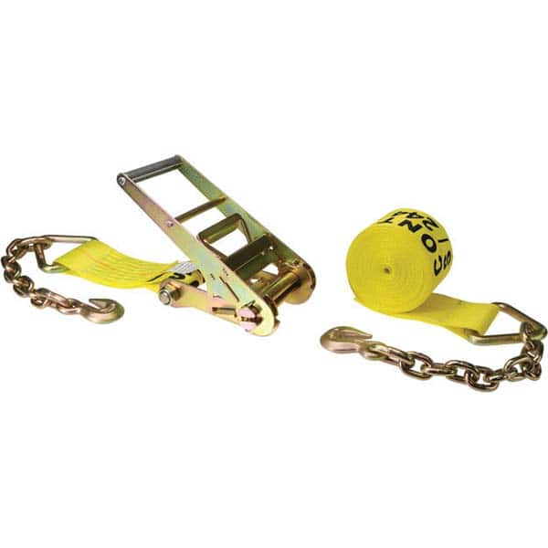 US Cargo Control - Slings & Tiedowns (Load-Rated) Type: Ratchet Tie Down Width (Inch): 4 - Exact Tool & Supply