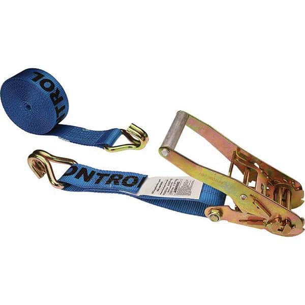 US Cargo Control - Slings & Tiedowns (Load-Rated) Type: Ratchet Tie Down Width (Inch): 2 - Exact Tool & Supply