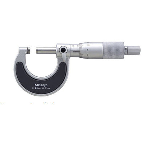 7″-8″ Measuring Range-0.001″ Graduation - Ratchet Thimble - Carbide Face - Outside Micrometer - Exact Tool & Supply
