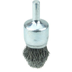 3/4″ Controlled Flare Crimped Wire End Brush, .0104″ Steel Fill - Exact Tool & Supply