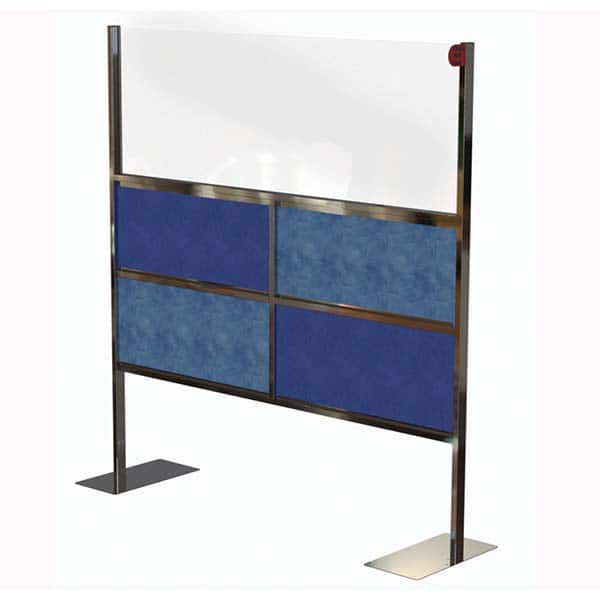 Lakeside - 75" x 72" Partition & Panel System-Social Distancing Barrier - Exact Tool & Supply