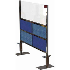Lakeside - 75" x 72" Partition & Panel System-Social Distancing Barrier - Exact Tool & Supply