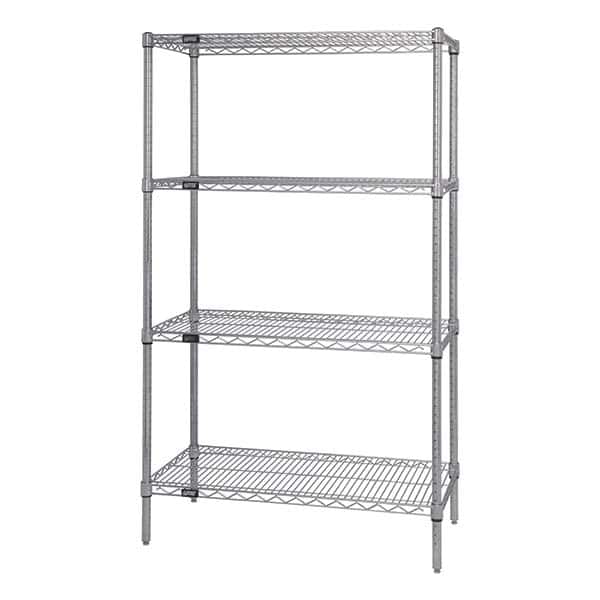 Quantum Storage - Wire Shelving Type: Wire Shelving - Starter Unit Starter or Add-On: Starter - Exact Tool & Supply