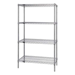 Quantum Storage - Wire Shelving Type: Wire Shelving - Starter Unit Starter or Add-On: Starter - Exact Tool & Supply