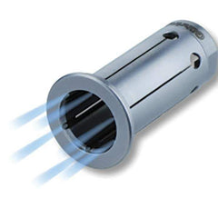 Guhring - 8.5mm ID x 20mm OD, 24.1mm Head Diam, Slotted Hydraulic Chuck Sleeve - Steel, 34mm Length Under Head, Through Coolant - Exact Tool & Supply