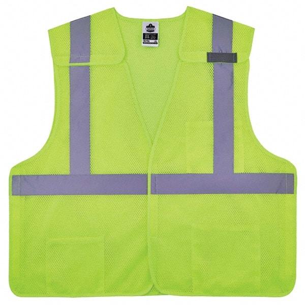 Ergodyne - High Visibility Vests Vest Style: Breakaway Vest Type: Hi Visibility - Exact Tool & Supply
