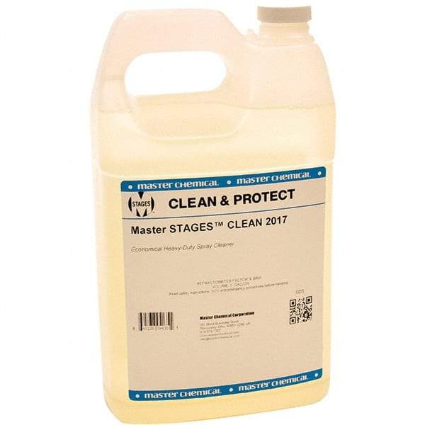 Master Fluid Solutions - 1 Gal Jug Cleaner - Low Foam, Series Clean 2017 - Exact Tool & Supply