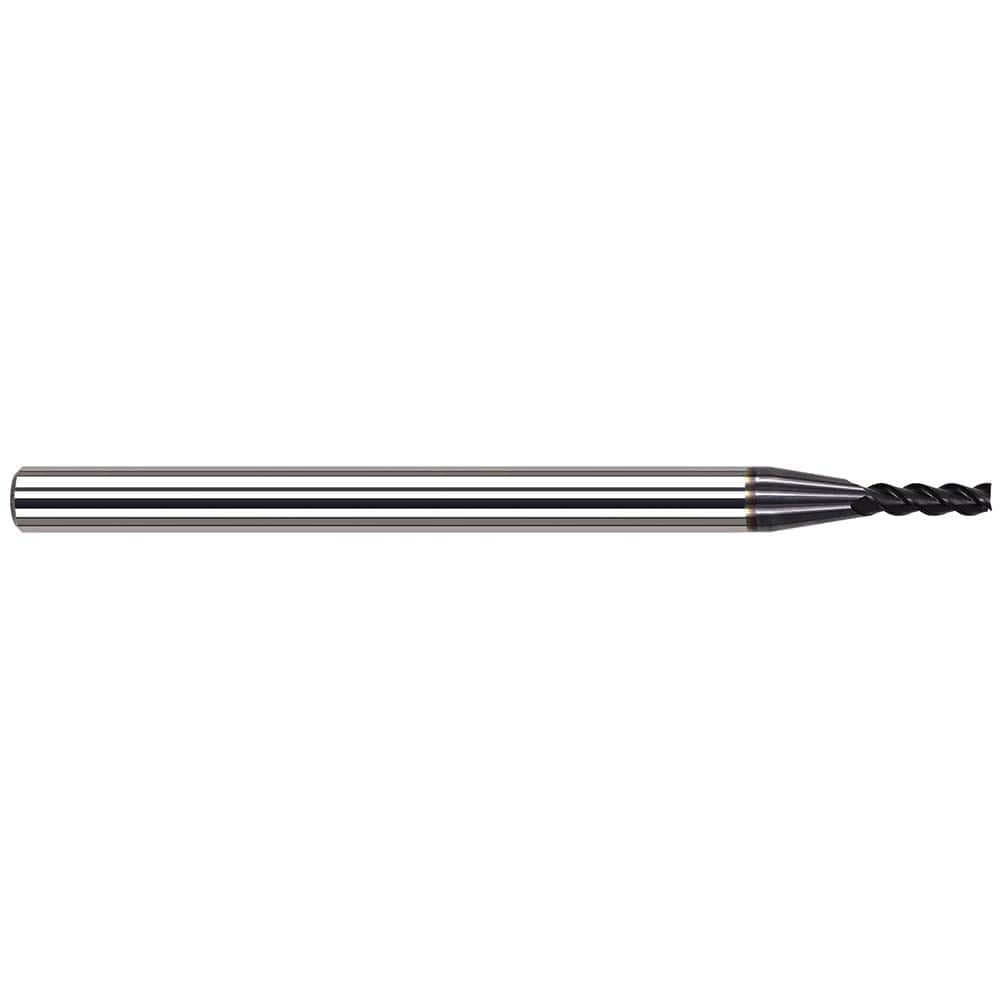 Harvey Tool - Square End Mills; Mill Diameter (mm): 0.40 ; Mill Diameter (Decimal Inch): 0.0157 ; Length of Cut (mm): 1.2000 ; Length of Cut (Decimal Inch): 0.0472 ; Material: Solid Carbide ; Finish/Coating: AlTiN Nano - Exact Tool & Supply