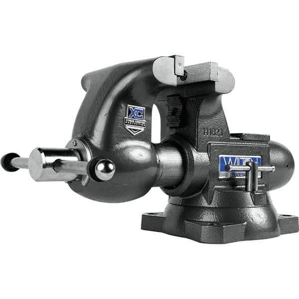 Wilton - Bench & Pipe Combination Vises Jaw Width (Inch): 6-1/2 Jaw Opening Capacity (Inch): 4-1/4 - Exact Tool & Supply