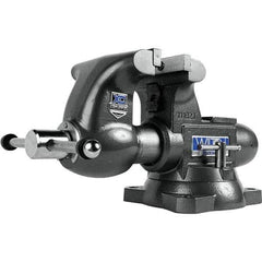 Wilton - Bench & Pipe Combination Vises Jaw Width (Inch): 6-1/2 Jaw Opening Capacity (Inch): 4-1/4 - Exact Tool & Supply