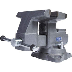 Wilton - Bench & Pipe Combination Vises Jaw Width (Inch): 8 Jaw Opening Capacity (Inch): 9-1/4 (Regular); 14-1/2 (Reversed) - Exact Tool & Supply