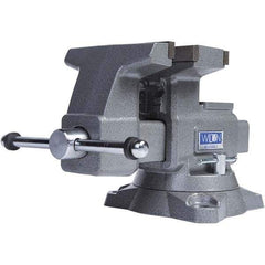 Wilton - Bench & Pipe Combination Vises Jaw Width (Inch): 6-1/2 Jaw Opening Capacity (Inch): 7-1/4 (Regular); 12-3/4 (Reversed) - Exact Tool & Supply