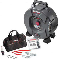 Ridgid - Electric & Gas Drain Cleaning Machines Type of Power: Cordless Drill (Not Included) For Minimum Pipe Size: 2 (Inch) - Exact Tool & Supply