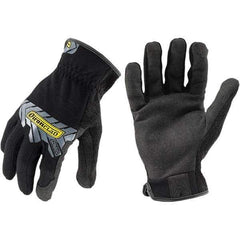 ironCLAD - Size XL (10), ANSI Cut Lvl A2, Abrasion Lvl 3, Cut Resistant Gloves - 10" Long, Uncoated, Unlined, Slip-On Cuff, Black, Paired - Exact Tool & Supply