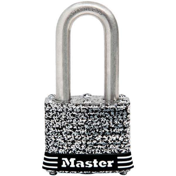 Master Lock - Padlocks Keyed: Alike Shackle Clearance: 1-1/2 (Inch) - Exact Tool & Supply