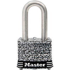Master Lock - Padlocks Keyed: Alike Shackle Clearance: 1-1/2 (Inch) - Exact Tool & Supply