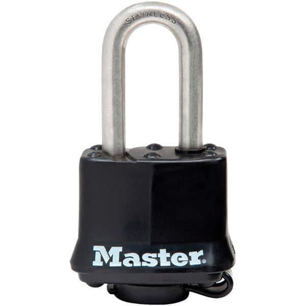 Master Lock - Padlocks Keyed: Alike Shackle Clearance: 1-1/2 (Inch) - Exact Tool & Supply