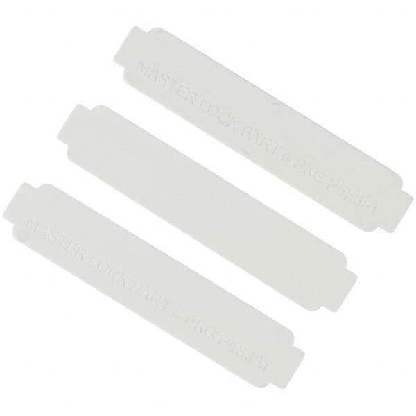 Master Lock - Lockout Accessories Type: Engravable ID Tag For Use With: Lockout Devices - Exact Tool & Supply