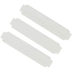 Master Lock - Lockout Accessories Type: Engravable ID Tag For Use With: Lockout Devices - Exact Tool & Supply
