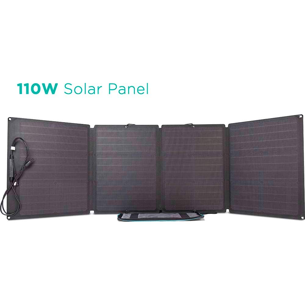 EcoFlow - Automotive Battery Chargers & Jump Starters; Type: Solar Panel ; Amperage Rating: 6.3 ; Voltage: 0-30 ; DC Output: 18.5v - Exact Tool & Supply