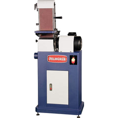 Palmgren - Belt Sanding Machines; Belt Length (Inch): 48 ; Belt Width (Inch): 6 ; Phase: 1 ; Voltage: 115/230 ; Table Length (Decimal Inch): 8.6250 ; Table Width (Decimal Inch): 6.0000 - Exact Tool & Supply