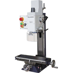 Palmgren - Mill Drill Machines; Spindle Speed Control: Variable Speed; Geared Head ; Swing Distance (Inch): 13-1/2 ; Phase: 1 ; Table Length (Inch): 15-3/4 ; Table Width (Inch): 4-3/4 ; Longitudinal Travel (Inch): 8-21/32 - Exact Tool & Supply