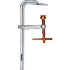 Palmgren - Sliding Arm Clamps; Clamp Type: Heavy-Duty F Clamp ; Maximum Capacity (mm): 10.000 ; Throat Depth (Inch): 4-3/4 ; Handle Style: T-Handle ; Frame Material: Steel ; Clamping Pressure (Lb.): 2300.00 - Exact Tool & Supply