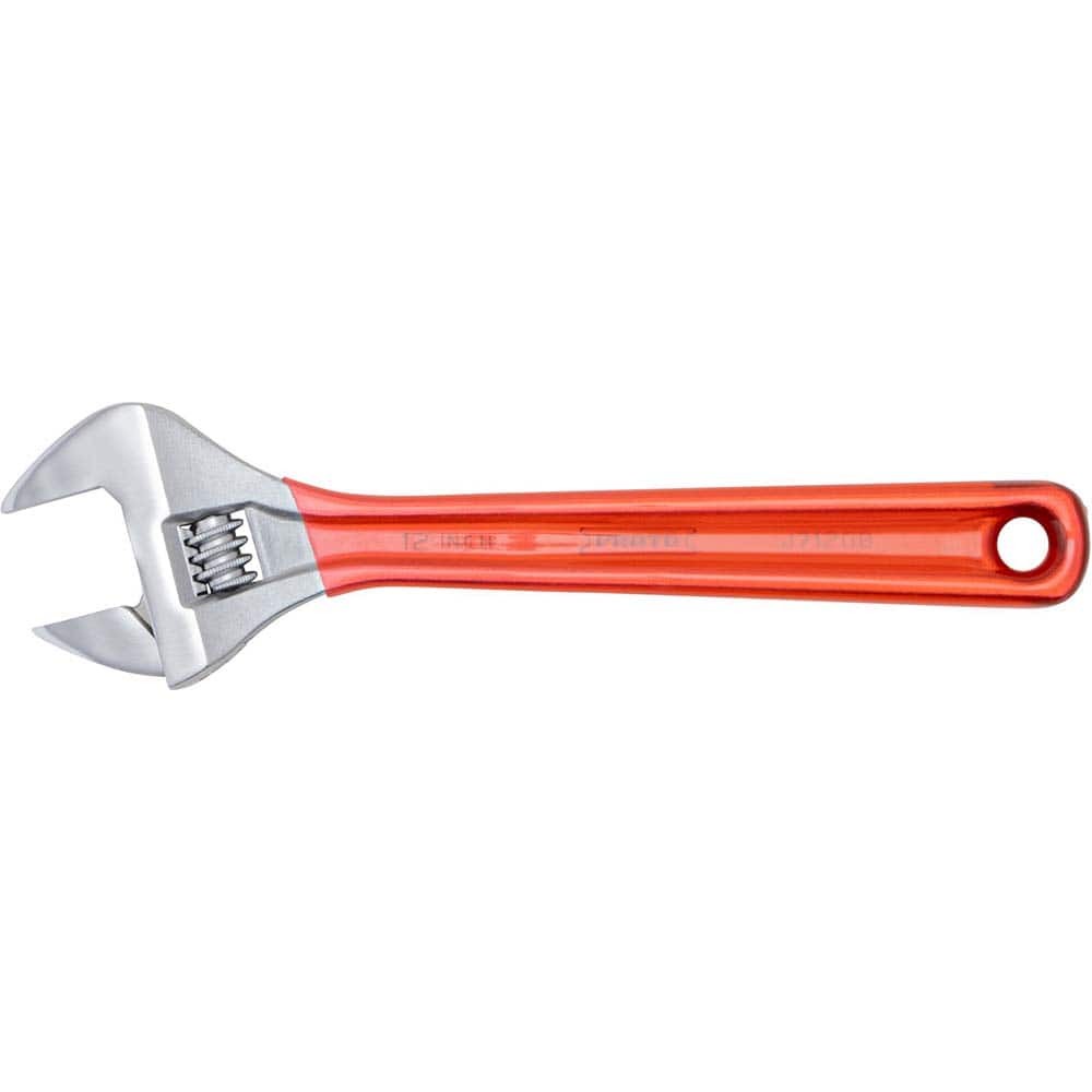 Proto - Adjustable Wrenches; Wrench Type: Adjustable ; Wrench Size (Inch): 12 ; Jaw Capacity (Inch): 1-1/2 ; Material: Steel ; Finish/Coating: Satin ; ANSI Spec: B107.8m - Exact Tool & Supply