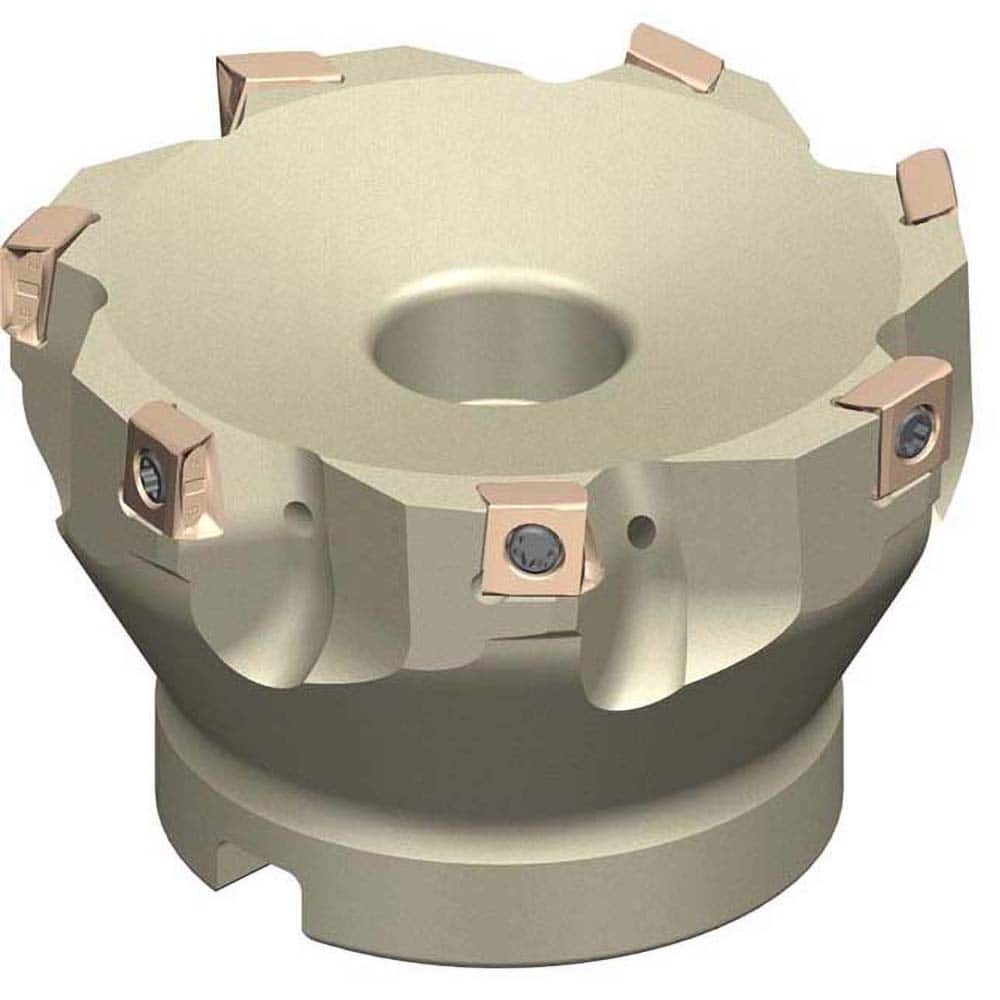 Sumitomo - Indexable Square-Shoulder Face Mills; Cutting Diameter (mm): 80.00 ; Arbor Hole Diameter (mm): 55.00 ; Lead Angle: 90 ; Overall Height (mm): 50.00000 ; Insert Compatibility: LNEX08 ; Series: TSX - Exact Tool & Supply