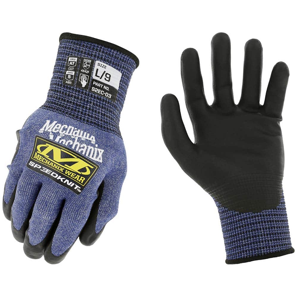 Mechanix Wear - Cut & Puncture Resistant Gloves; Type: Cut Resistant ; ANSI/ISEA Cut Resistance Level: A7 ; ANSI/ISEA Abrasion Resistance Level: 4 ; Coated Area: Palm ; Material Type: HPPE ; Coating Material: Urethane - Exact Tool & Supply