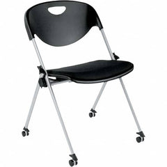 ALERA - Stacking Chairs Type: Stack Chair Seating Area Material: Polypropylene; Fabric - Exact Tool & Supply