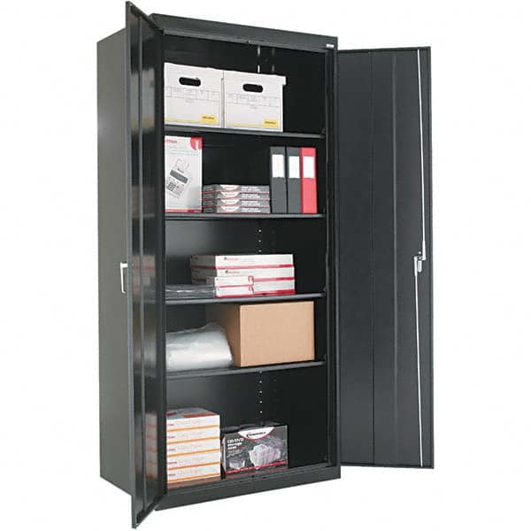 ALERA - 4 Shelf Locking Storage Cabinet - Exact Tool & Supply