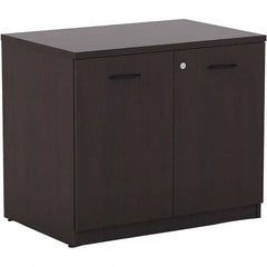 ALERA - 1 Shelf Sliding Door Storage Cabinet - Exact Tool & Supply