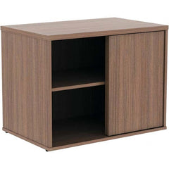 ALERA - 1 Shelf Sliding Door Storage Cabinet - Exact Tool & Supply