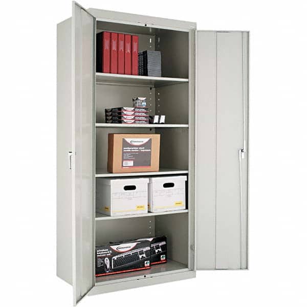 ALERA - 4 Shelf Locking Storage Cabinet - Exact Tool & Supply