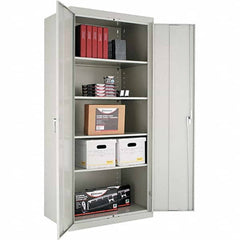 ALERA - 4 Shelf Locking Storage Cabinet - Exact Tool & Supply