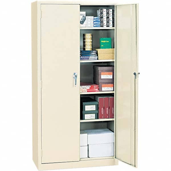 ALERA - 4 Shelf Locking Storage Cabinet - Exact Tool & Supply