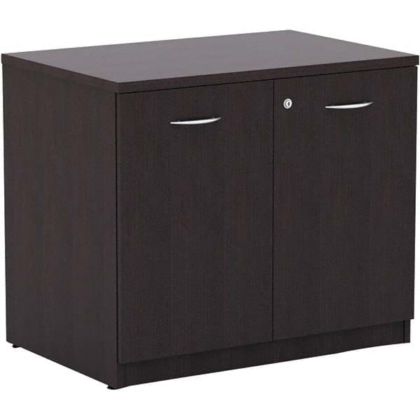 ALERA - 1 Shelf Sliding Door Storage Cabinet - Exact Tool & Supply