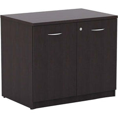 ALERA - 1 Shelf Sliding Door Storage Cabinet - Exact Tool & Supply