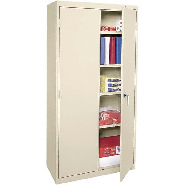 ALERA - 4 Shelf Locking Storage Cabinet - Exact Tool & Supply