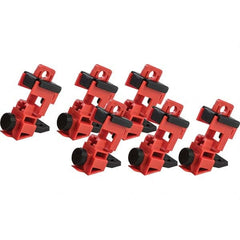 Brady - Pack of 50 Single-Pole Circuit Breaker Lockouts - Exact Tool & Supply