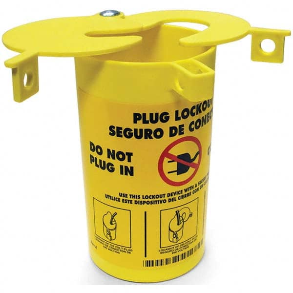 Brady - Pack of 48 Plug-Encasing Plug Lockouts - Exact Tool & Supply