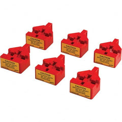 Brady - Pack of 6 Multi-Pole Circuit Breaker Lockouts - Exact Tool & Supply