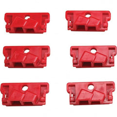 Brady - Pack of 6 Single-Pole Circuit Breaker Lockouts - Exact Tool & Supply