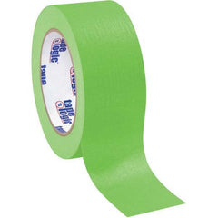 Tape Logic - Pack of (12), 60 Yd Rolls 2" Light Green Crepe Paper Masking Tape - Exact Tool & Supply